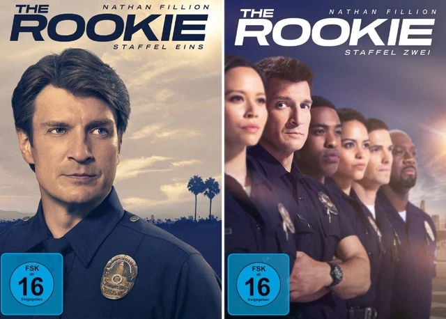 DVD THE ROOKIE TV SERIES SEASON 1+2 40 EPISODES Nathan Fillion Region 2 PAL NEW
