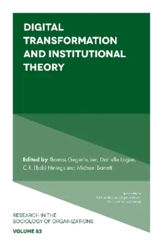 Thomas Gegenhuber Digital Transformation and Institutional Theory (Relié)
