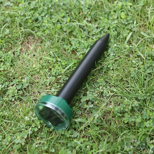 SOLAR POWERED ULTRASONIC Mouse Repeller Repellent Mole Rat Rural Pest ...