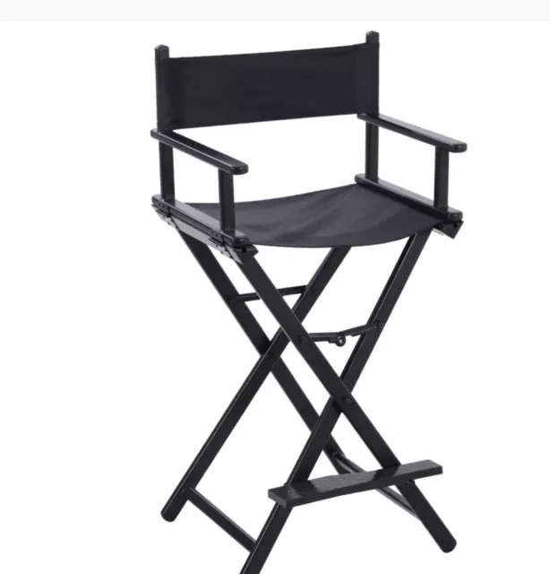 Professional Folding Black Director Chair Make Up Artist Chair