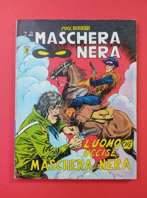 MASCHERA NERA N.13 Max Bunker Corno 1978 di Reso EUR 5,00 PicClick IT