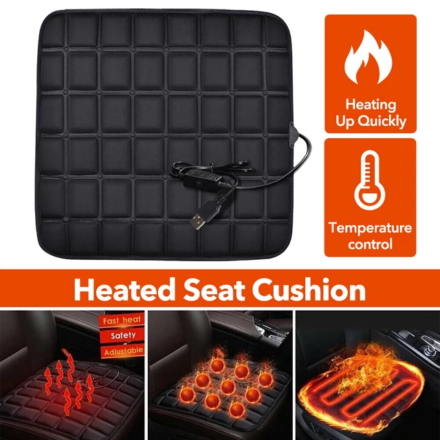 Car Heating Warming Seat Cushion Universal Hot Auto 12V Heater Warmer Pads Cover