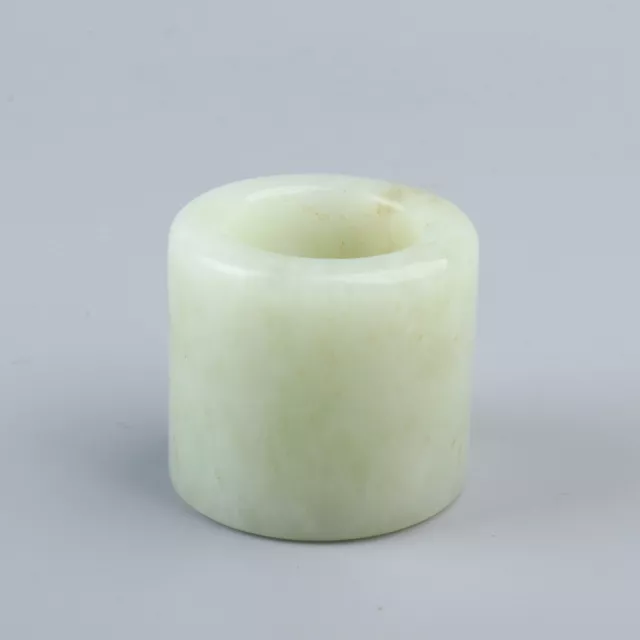 Chinese Exquisite Handmade Hetian jade Thumb ring 3