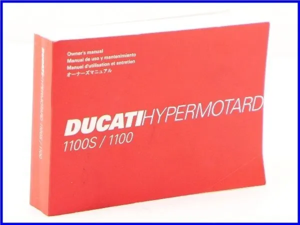 2007 DUCATI HYPERMOTARD1100S 1100 Owner's Manual English Version yyy