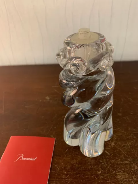 Pied de lampe modèle Aladin en cristal de Baccarat