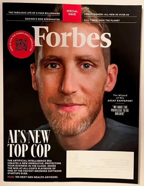 FORBES MAGAZINE AUGUST September 2023 Mario Andretti - Assaf Rappaport ...
