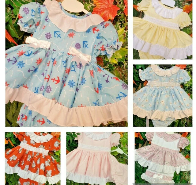 Set Top Abito Corto E Mutandine Dream Bambine 7 Disegni Neonato A 7 Anni