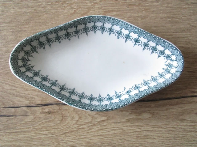 RAVIER / BEURRIER St AMAND & HAMAGE modèle PERSAN décor Vert foncé ...