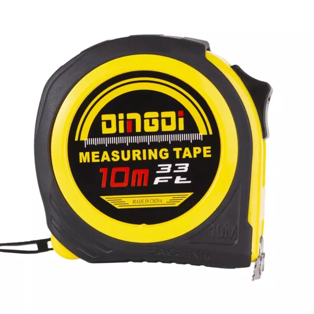 33 Ft Tape Measure With Overmold And Wireform Belt Clip Metric And Inches USA