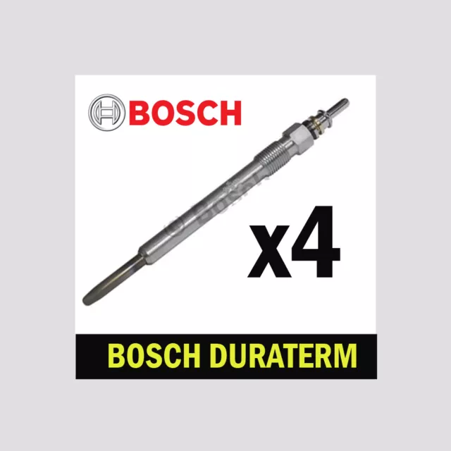 4x Bosch Glow Plugs for NISSAN QASHQAI 1.5 CHOICE1/2 dCi J10