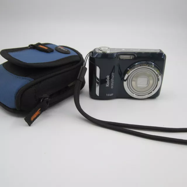 Kodak Blue EasyShare Digital Camera C1550 16MP w/ Case - Tested & Working