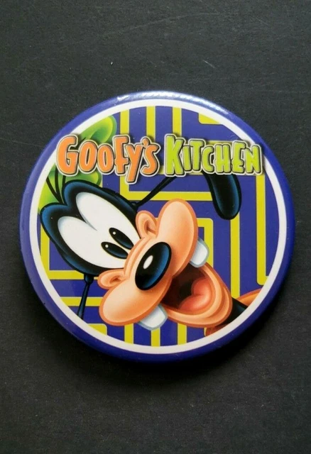 2003 Walt Disney Goofy's Kitchen Lapel Pin Pinback 3" Button Chef