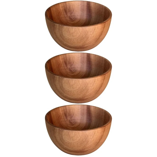 3 pz contenitore per dessert ciotole per spaghetti ramen portaoggetti legno riso vassoio frutta