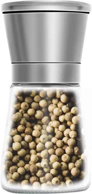 Manual Salt or Pepper Grinder, Easy to Operate, Modern and Stylish Design Grinde