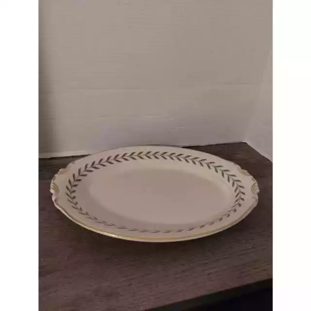 Syracuse China Greenwood Old Ivory 12" Serving Platter