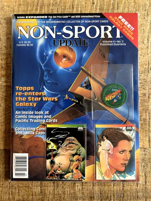 Non-Sport Update Magazine Vol. 4 No. 2 Star Wars Galaxy Promo Cards Incl. (1993)