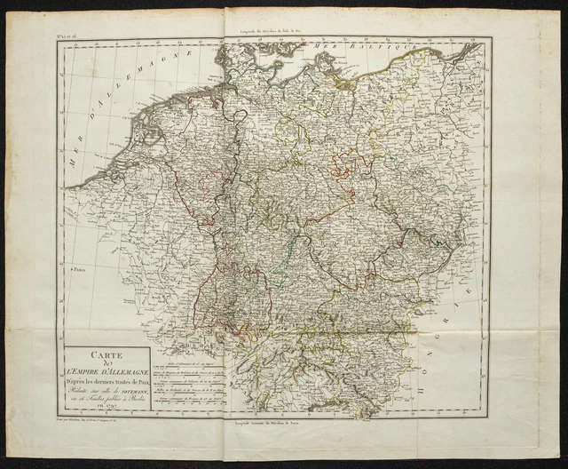 Carte de Breslau 1665, carte de Breslau vintage, art ancien de