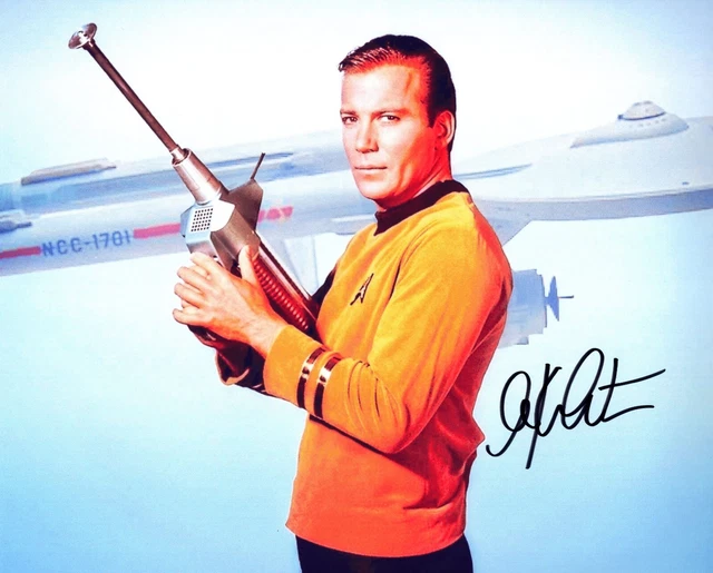 A fantastic 10x8 Autographed Photo of William Shatner & CoA