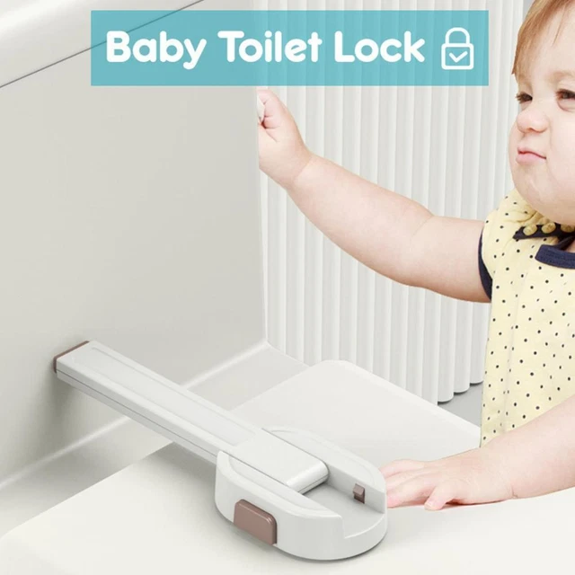 Serrature WC bambino bagno bambini a prova di sedile WC auto XPC bambini sicurezza D6I9
