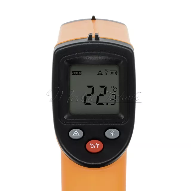 Handheld Digital LCD Temperature Thermometer Laser Non-Contact IR Infrared 2