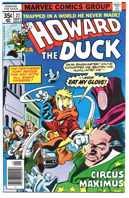 HOWARD THE DUCK vol.1 #27 September 1978 newsstand ed. MARVEL comic book VF+/NM-