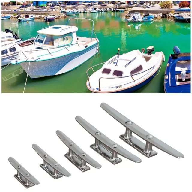 316 Stainless Steel Dock Deck Rope Kleat Boat Cleat Deck Rope Tie Yacht