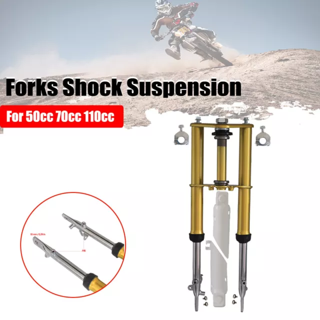 Gold Motor Complete Front Forks Shock Suspension For Honda CRF50 XR50 110cc SSR