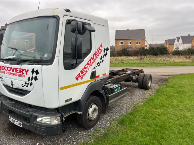 RENAULT MIDLUM 7.5 TON LORRY 150dci CHASSIE CAB 2003