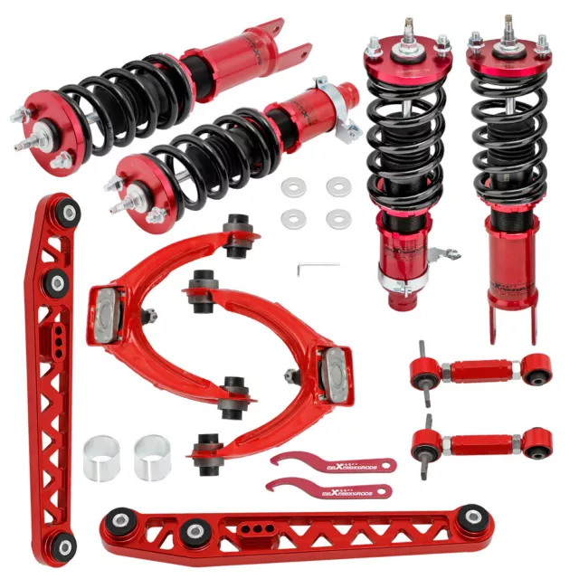 Adjustable Control Camber Arm Kit & Coilover Shocks For Honda Civic 1996-2000