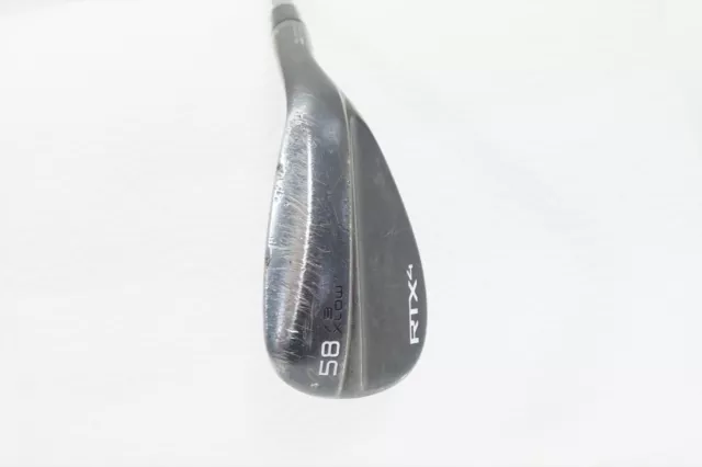 Cleveland Rtx-4 Black Satin Wedge 58°-3 Stiff Dynamic Gold Stl 1009966 Fair