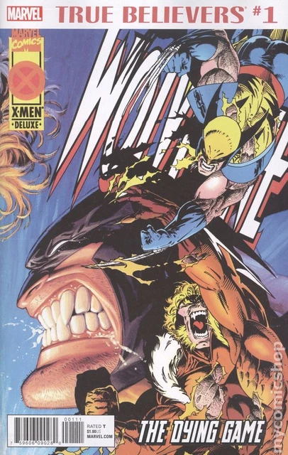 True Believers Wolverine Dying Game #1 VF 2018 Stock Image