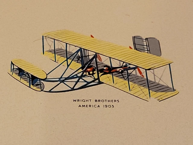RARE Maw & Co History Of Aviation Tiles x 12