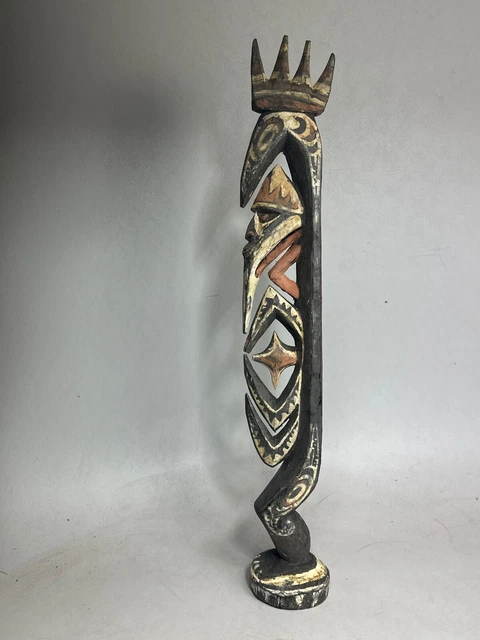 wan leg figure hunters charm figure Sepik river  Papua New Guinea