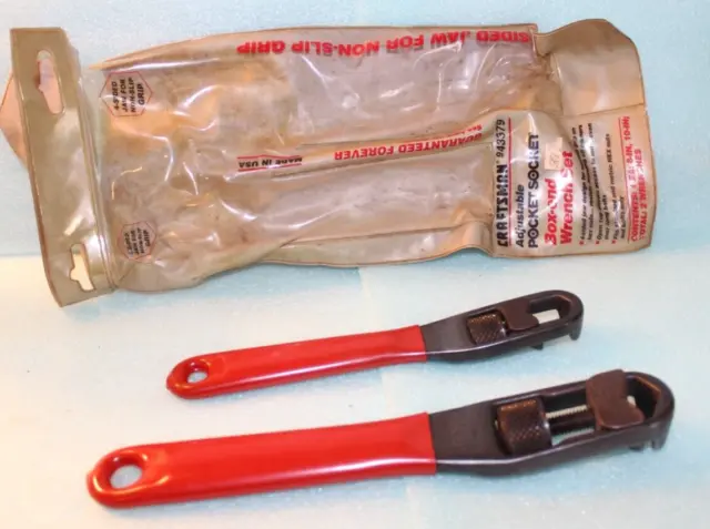 Vintage CRAFTSMAN 45081 Needle Nose Pliers w/ Side Cutter WF , USA