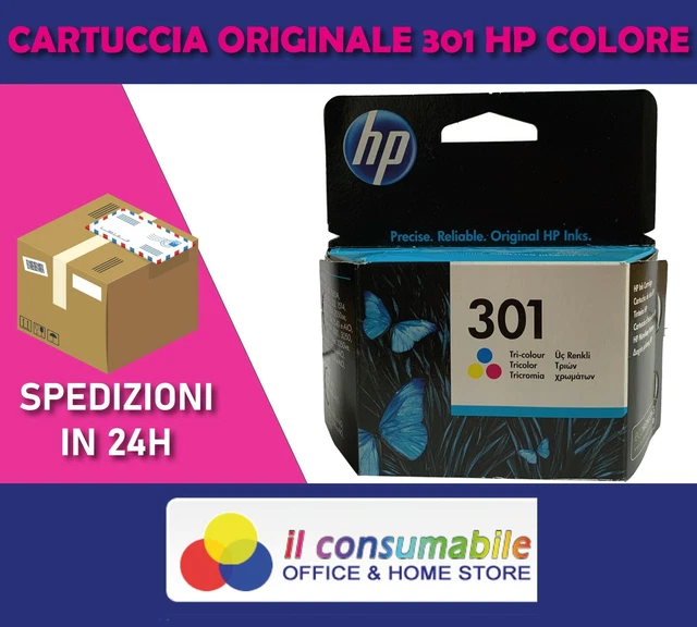 Cartuccia Hp 301 Colore Ch562Ee  Originale Officejet 2620/2622/4630