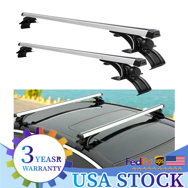 Universal Roof Rack Cross Bars, 48" Aluminum Car Roof