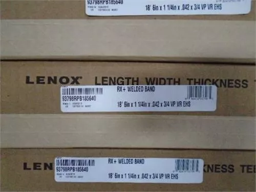 New Lenox Welded Band Saw Blade 18'6"L 93798Rpb185640 3