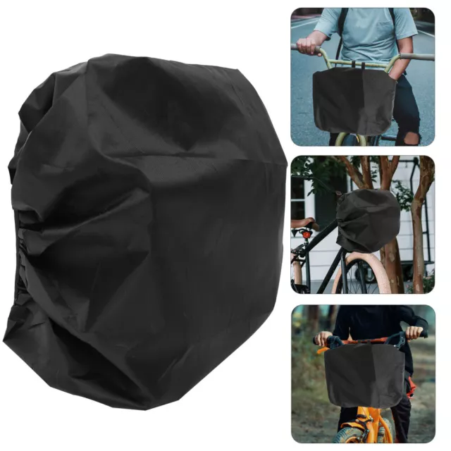 Electric Vehicle Front Basket Cover Waterproof Two-color Black Sun Protection