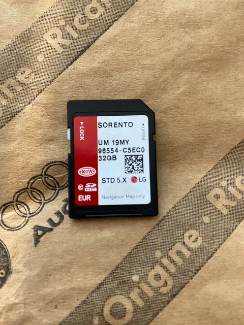 Scheda SD Originale Kia Sorento Navigazione Sat Nav Europa Maps 96554-C5EC0 UM 19MY