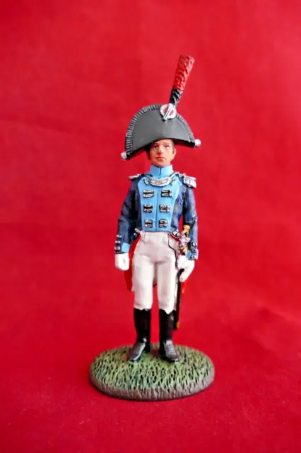 Soldat de plomb 1er empire DELPRADO Officier régiment  Hesse Darmstadt 1812