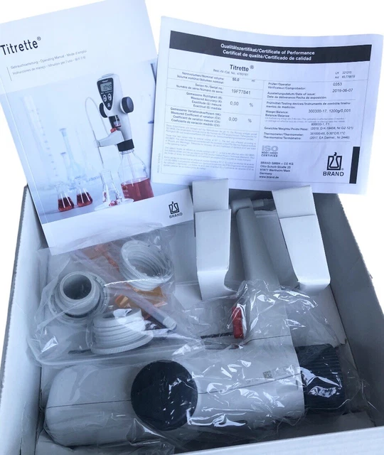 BrandTech Titrette Bottletop Digital Burette, 50 mL, 4760161
