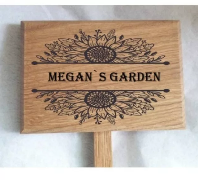 ANY TEXT Personalised Garden Sign garden signs home Name Plaque Outdoor Plate