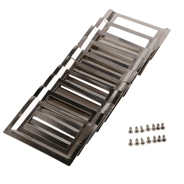 Library Post Hardware POST OFFICE LIBRARY File Drawer Metal Tag Label Holder, Silver Tone ...