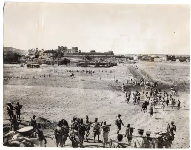 1935 Italian Troops Capture Makale Abyssinian Front Ethiopia Original News Photo