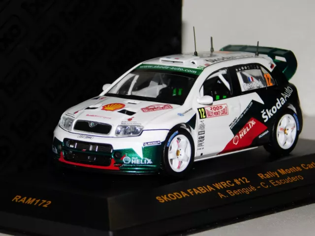 Skoda Fabia Wrc #12 Benque Monte Carlo 2005 Ixo Ram172 1:43