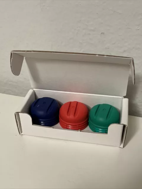 Juego de cartuchos de cuchillas rojo azul verde con sistema de corte personalizado Creative Memories
