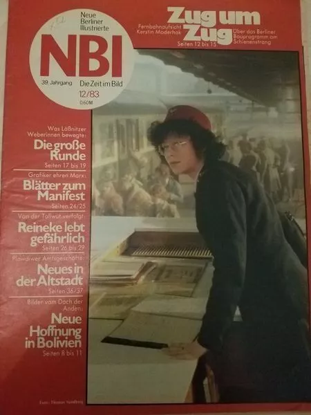 Ddr Nbi 12 1983 Reichsbahn Berlin Vogtland Bier Dynamo Zinnwald Skilauf  