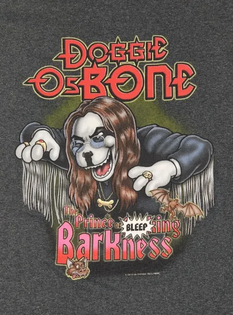 Vtg Big Dogs Doggie Osbone Ozzy Osbourne T-Shirt 2002 Y2K Prince Of Barkness 2XL