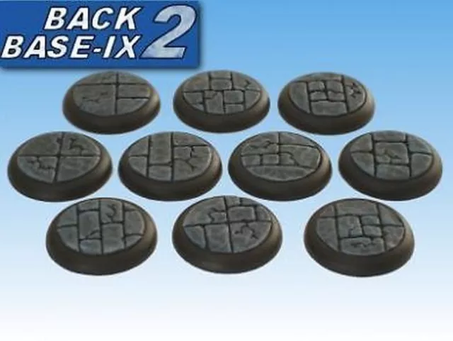 30mm Resin Scenic RS Bases (10) Dungeon Stone