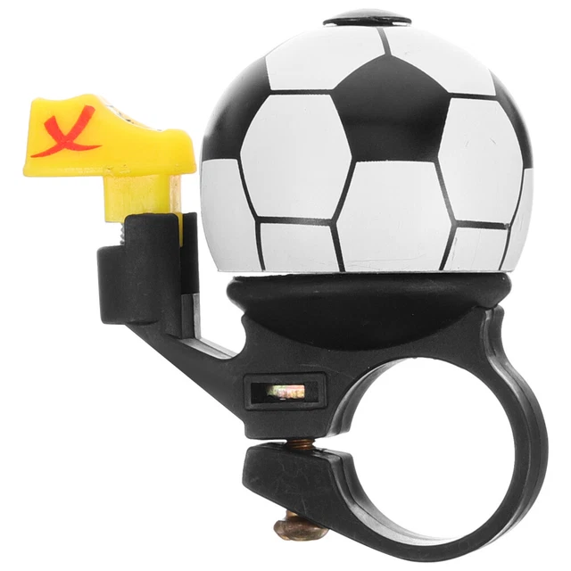 Cloche De Vélo Vintage Football Anglais - Acier - Occasion Fonctionnelle